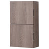 Bliss 14" Wide by 24" High Linen Side Cabinet, One Door in Butternut Wood Finish