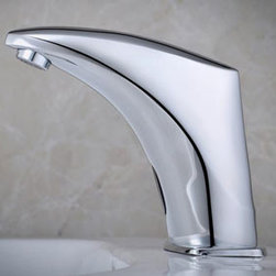 Contemporary New Sensor Water Faucet Single Cold Faucet Sink Basin Faucet - T010 - Bathroom Sink Faucets