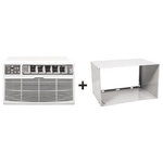 Koldfront - Koldfront WTC12002WCO115VSLV 12,000 BTU 115 Volt Through-the-Wall - White - Features: Includes wall sleeve required for installation (product number WTCSLV) 12,000 BTU&#39;s Effectively Cools up to 550 Sq. Ft. Ideal for making any room in your house comfortable during those sweltering summer months  A user friendly interface gives you clearly marked push button controls, indicator lights and a bright digital display 4 fan speeds offer the perfect setting for your cooling needs Tight sealed construction ensures no exhausted warm air re enters your home while also not sacrificing too much of the view from the window itself Includes a remote control for unprecedented ease of use  This unit also doubles as a dehumidifying unit while some cooling can still occur  With this products easy to clean air filter you can take solace in knowing only clean air is being spread through out your home This units adjustable louvers give you the flexibility of having areas of the house cool that might need it more that other parts  Specifications: BTU Cooling: 12,000 BTU&#39;s CFM: 286 Cooling Area: 550 Sq. Ft. Width: 24-3/16" Depth: 20-5/16" Height: 14-1/2" Voltage: 115 Frequency: 60 Hz SLEEVE SPECIFICATIONS: Features: Full metal construction Through the wall sleeve for WTC 12001W and WTC8001W model air conditioners Secure mounting assembly included Dimensions: Depth: 17.5" Height: 15.25" Width: 25.5"