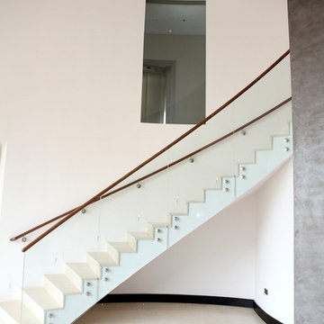 Walnut handrails, Branthingham