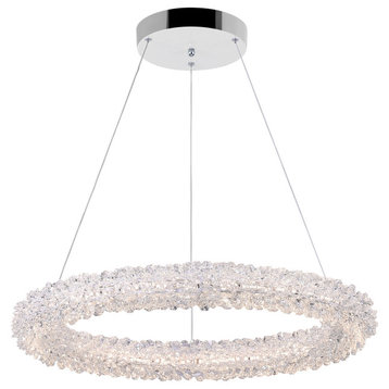 Arielle LED Chandelier With Chrome Finish