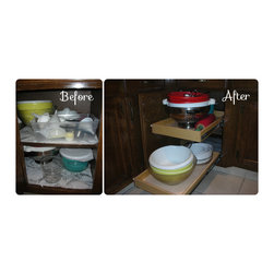 Slide Out Shelves - Kitchen Drawer Organizers