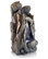 Alpine Rainforest Waterfall Tree Trunk Fountain With LED Lights, 52" Tall