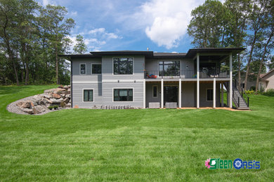 This is an example of a contemporary landscaping in Minneapolis.