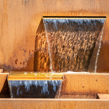 Fontaine dans le jardin
