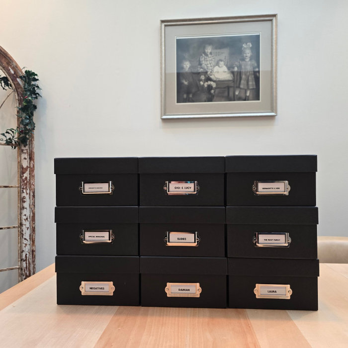 Photo Boxes Organized by Simplify Buffalo