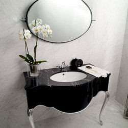 Porcelanosa Piano Vanity from Royal Stone - Bathroom Vanities And Sink Consoles