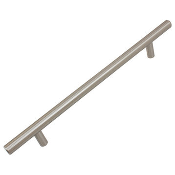 7" Center Solid Steel 10" Bar Pull, Set of 10, Stainless Steel