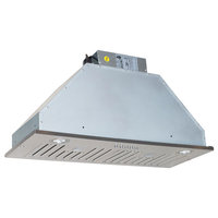 Stainless Steel Range Hood With 3  Speed Button Control, Stainless Steel, 28 in.