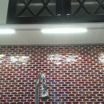 Under cabinet LED strips lighting