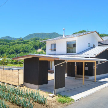和モダンなおしゃれな家の外観の画像 75選 - 2026 年 7月 | Houzz (ハウズ)