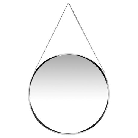 Franc Decorative Wall Mirror, Chrome, 17"