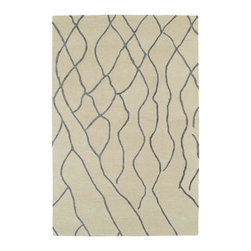 Casablanca Ivory 9 ft. 6 in. x 13 ft. 6 in. Area Rug - Area Rugs