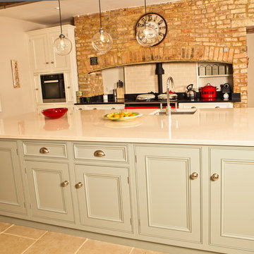 A Traditional Country Kitchen In Farmhouse Style