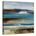 DDCG - "Perspective Contemporary" Canvas Wall Art, 36"x36" - This 36x36 premium gallery wrapped canvas features a stylized take on  sea and sand. The wall art is printed on professional grade tightly woven canvas with a durable construction, finished backing, and is built ready to hang. The result is a remarkable piece of wall art that will add elegance and style to any room.