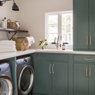 Mediterranean utility room in San Francisco.