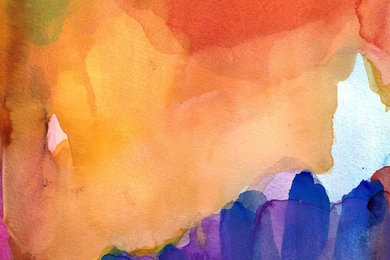 Original Abstract Watercolor Paintings