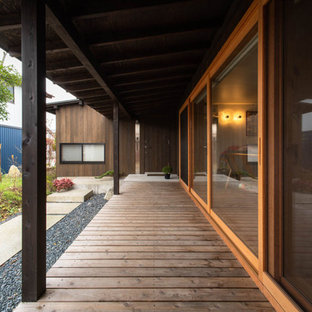 他の地域の和風のおしゃれなデッキの写真