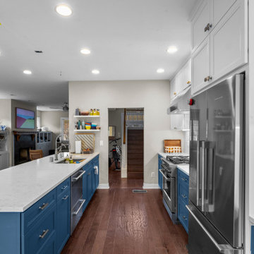 Vickery Park Blue & White Kitchen