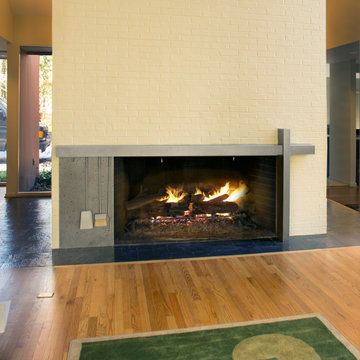 Contemporary-Clean Line Fireplaces