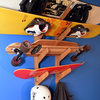 Bamboo Skateboard Rack & Snowboard Rack - The Moloka'i Series, Bamboo, Quad