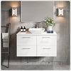 Eviva Luxury 40" White Bathroom Vanity