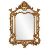 Arlington Gold Baroque Arched Mirror