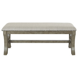 Farmhouse Upholstered Benches by Office Star Products