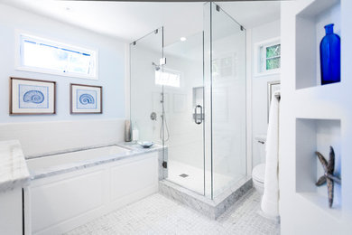 Inspiration for a timeless bathroom remodel in Santa Barbara