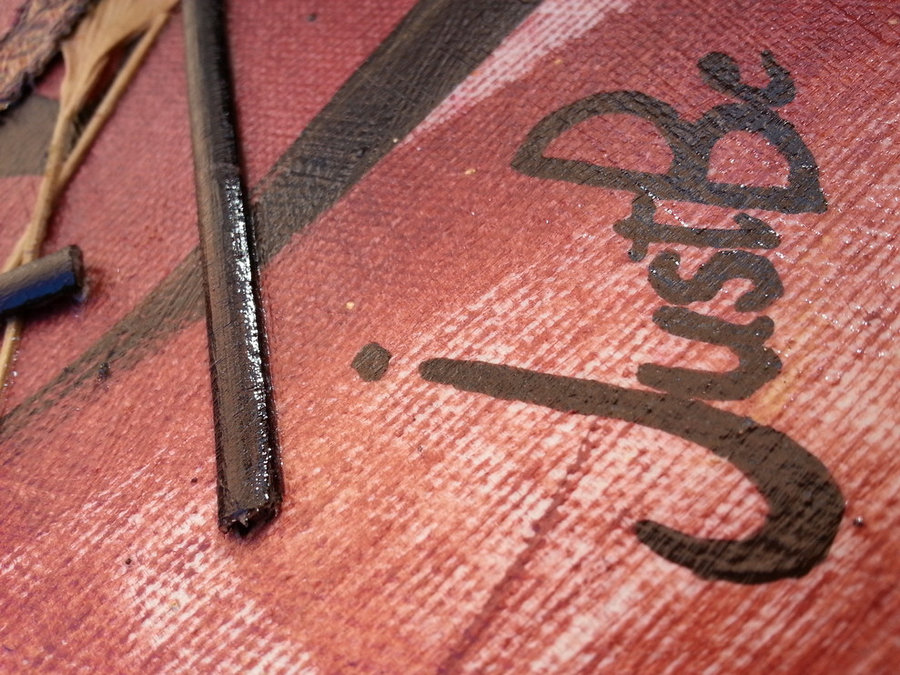 Detailed shot of "Pause"