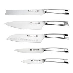 Cangshan N1 Series 6-Piece German Steel Forged Knife Block Set - Kitchen Knives And Accessories