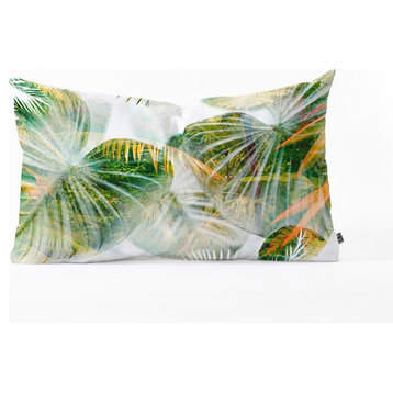 Iveta Abolina Tropical Lush Oblong Throw Pillow, 23"x14"