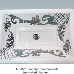 Hand Painted Vessels Sinks by Atlantis Porcelain Art - Bathroom Sinks