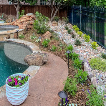 Luxury Pool-Side Retreat with Native Plantings | Allen, TX