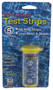JED 00-490 5-In-1 Test Pool And Spa Test Strip