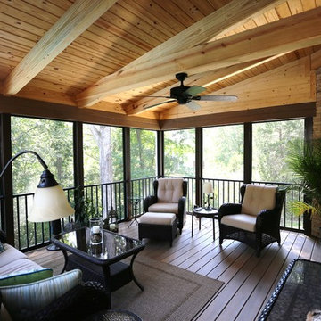 Timbertech Deck with screen room, Clarkson Valley MO