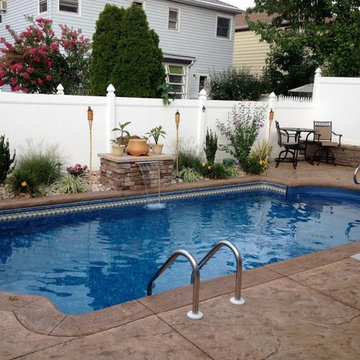 Custom Roman End Pool