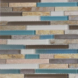 Bestview Glass Mosaic Strip Santiago 201558 - Bath Products