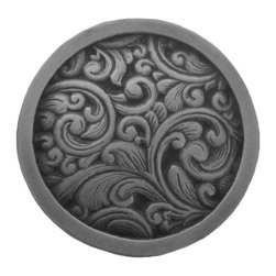 Inviting Home Inc. - Saddleworth Knob, Antique-Style Pewter - Cabinet And Drawer Knobs