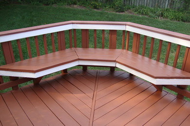 Small arts and crafts backyard deck photo in DC Metro with no cover