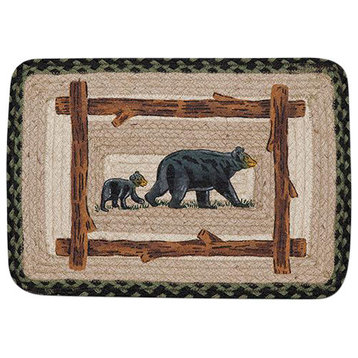 Mama and Baby Bear Oblong Printed Placemat 13"x19"