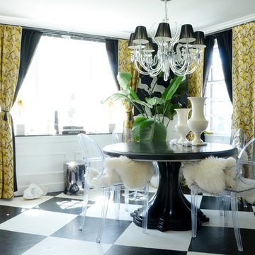My Houzz: Tropical Chic Style in a 1950s New England Home