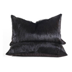 Espresso Hide Pillow - Decorative Pillows
