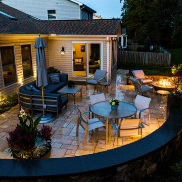 Outdoor Patio with Fireplace
