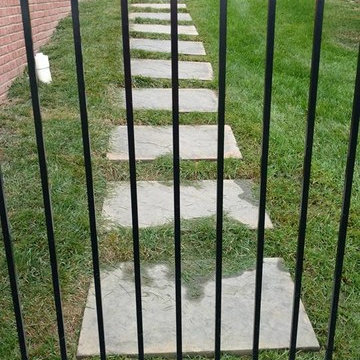 J-Stamped concrete patio