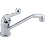 Delta - Delta 134/100/300/400 Series Single Handle Kitchen Faucet, Chrome, 101LF-WF - You can install with confidence, knowing that Delta faucets are backed by our Lifetime Limited Warranty.