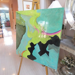 Art - Original Abstract Painting, 36 x 36 - Paintings