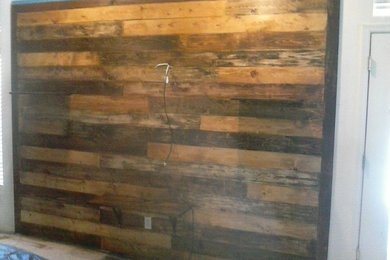 Custom Barn-wood accent wall