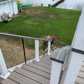 Deck with Cable Rails