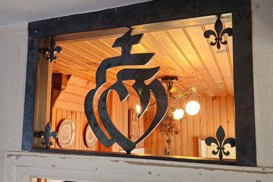 Cadre décoratif acier